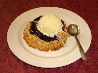 Lucile's - Blueberry Cobbler