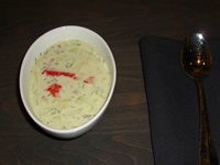 Crab & cucumber soup